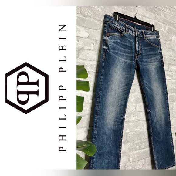 PHILIPP PLEIN jeans HOMME est 1978 limited edition luxury from Switzerland sz 32 - Picture 2 of 15